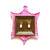 Pagoda Double Acrylic & Brass Switch Plates
