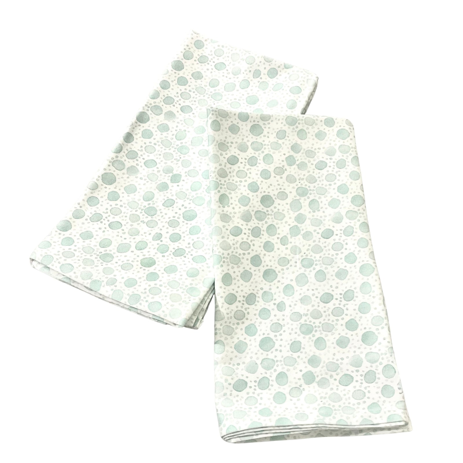 Green Dots Dinner Napkins