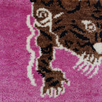 Le Tibetan Rug in Fuchsia