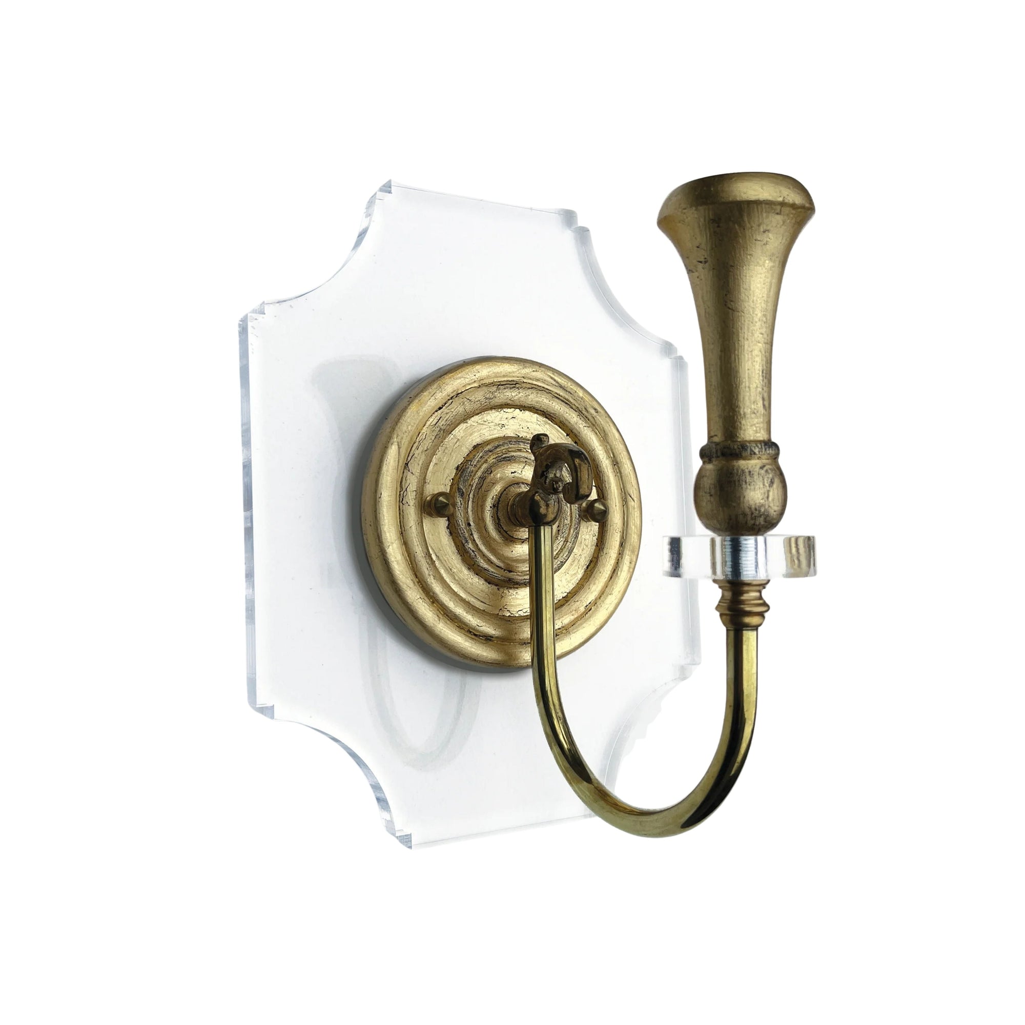 Georgian Clear Acrylic Sconce
