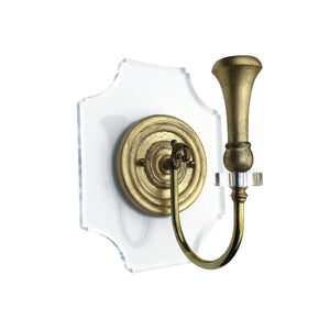 Georgian Clear Acrylic Sconce