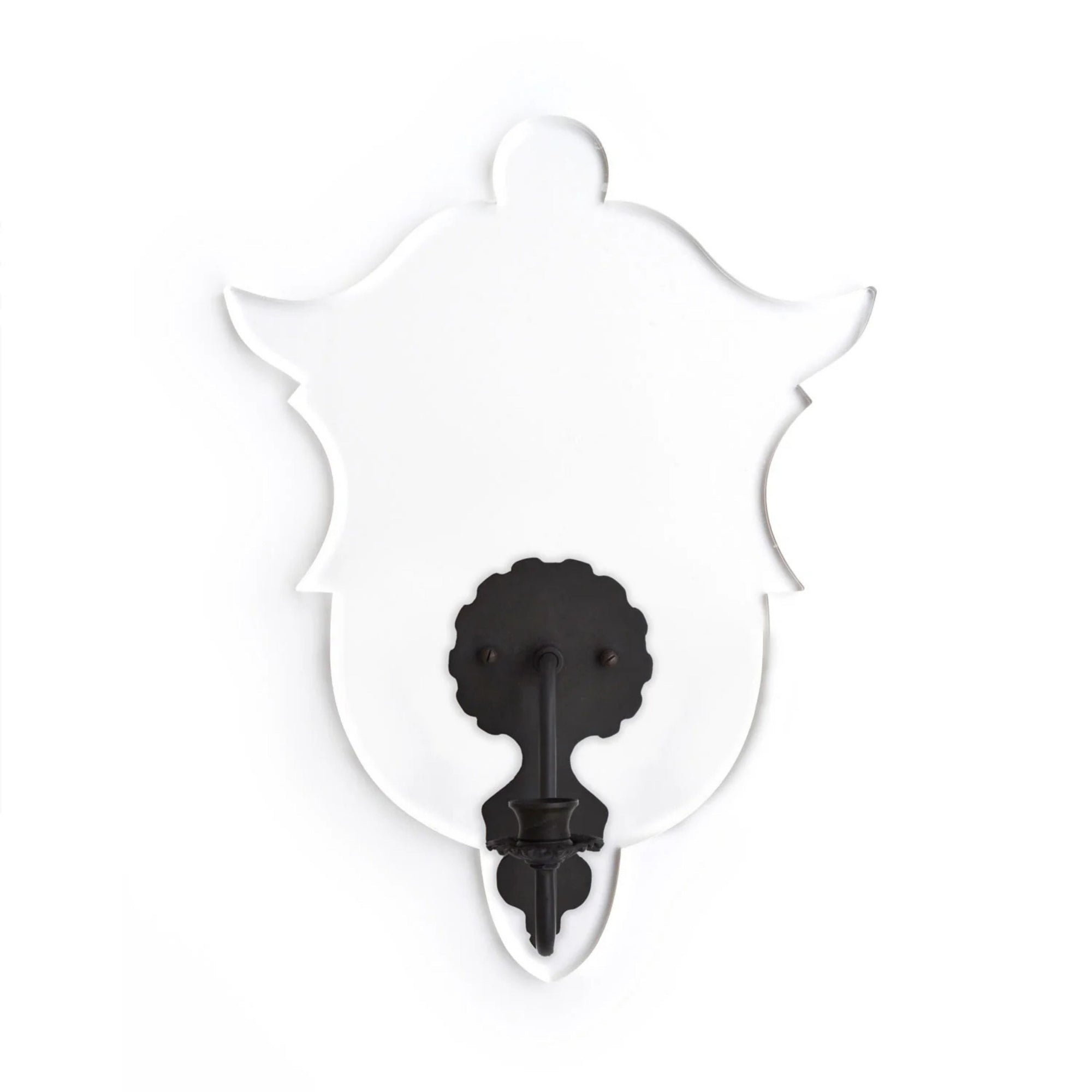 Clear Shield Acrylic Sconce