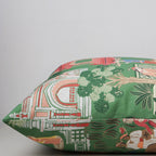 Bara Bazaar Pillow in Viridian