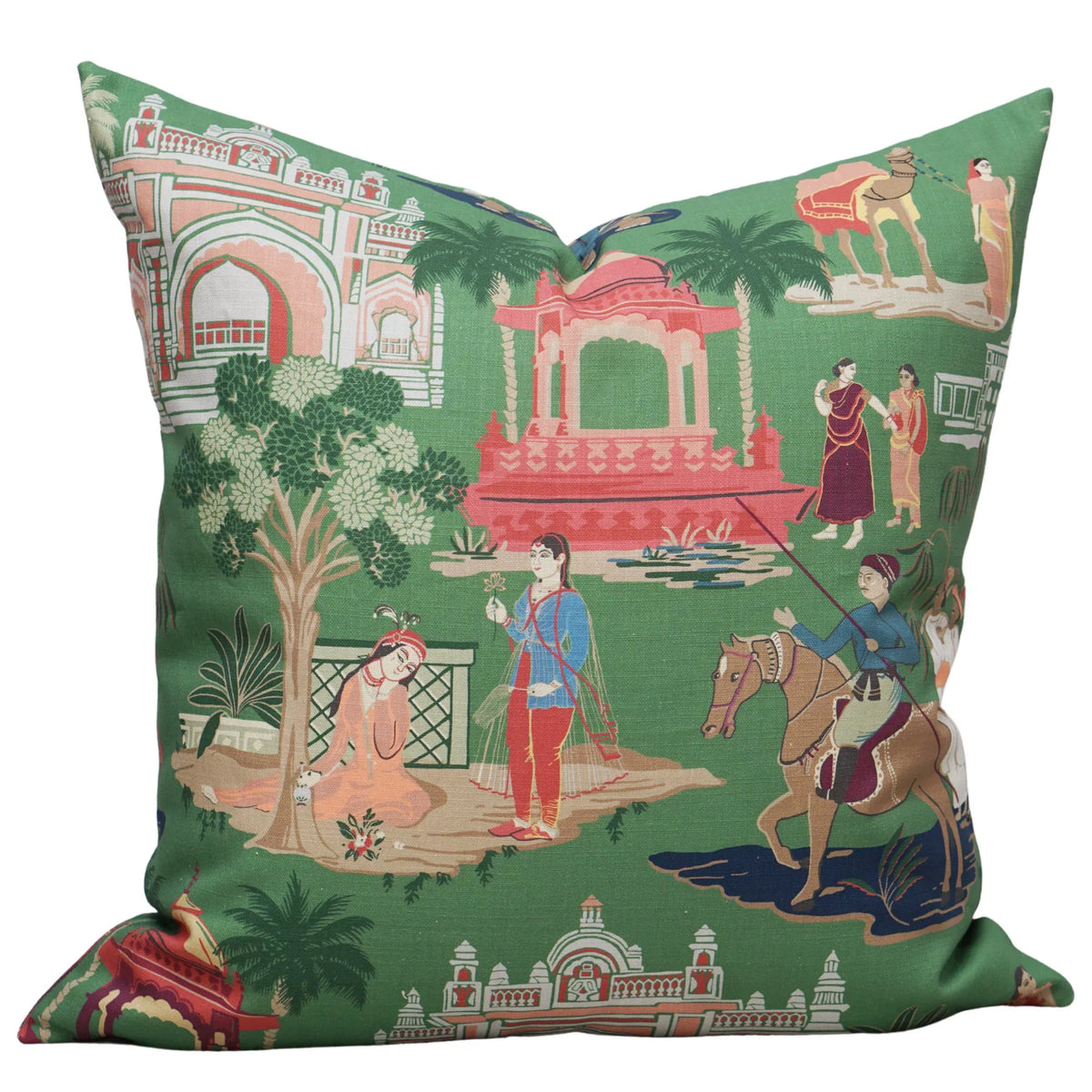 Bara Bazaar Pillow in Viridian
