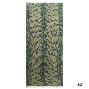 Bengal Rug in Forest Green