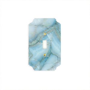 Blue Quartz Acrylic Switch Plates
