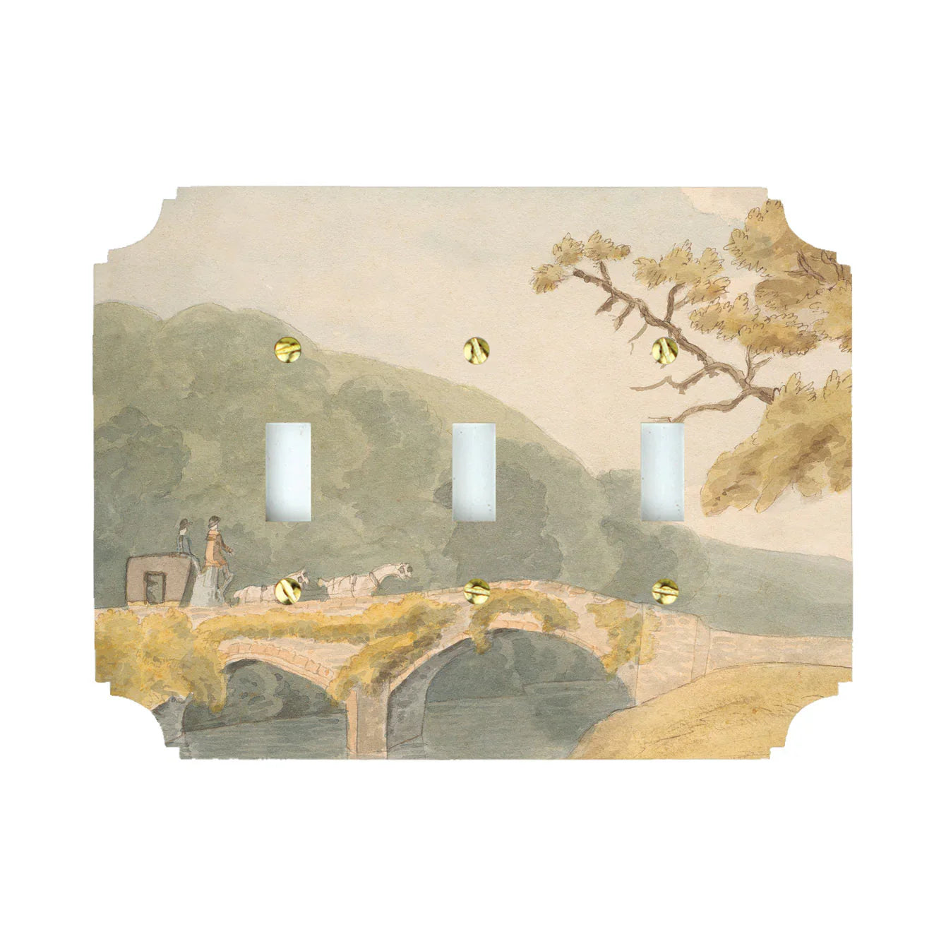Savery Bridge Acrylic Switch Plates