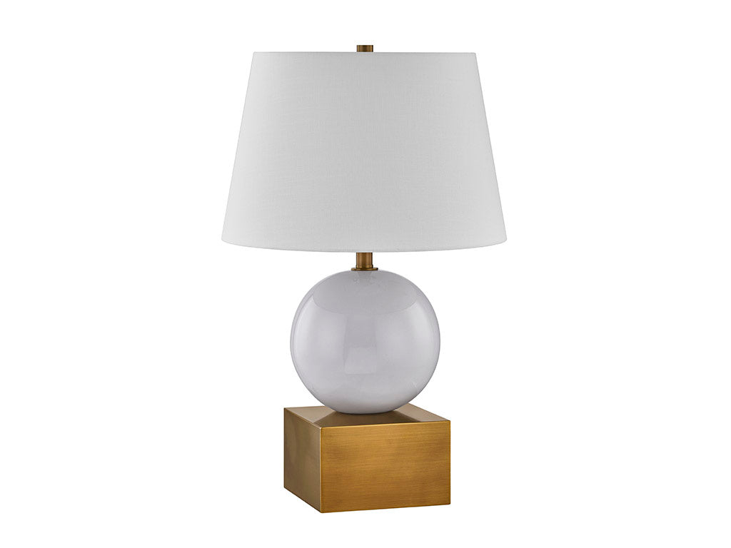 Brumfield Table Lamp in White