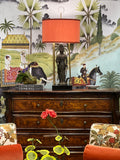 Billy Haines Bronze Asian Figure Lamp c. 1940