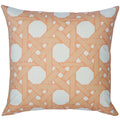 Cane Back Pillow in Sherbet