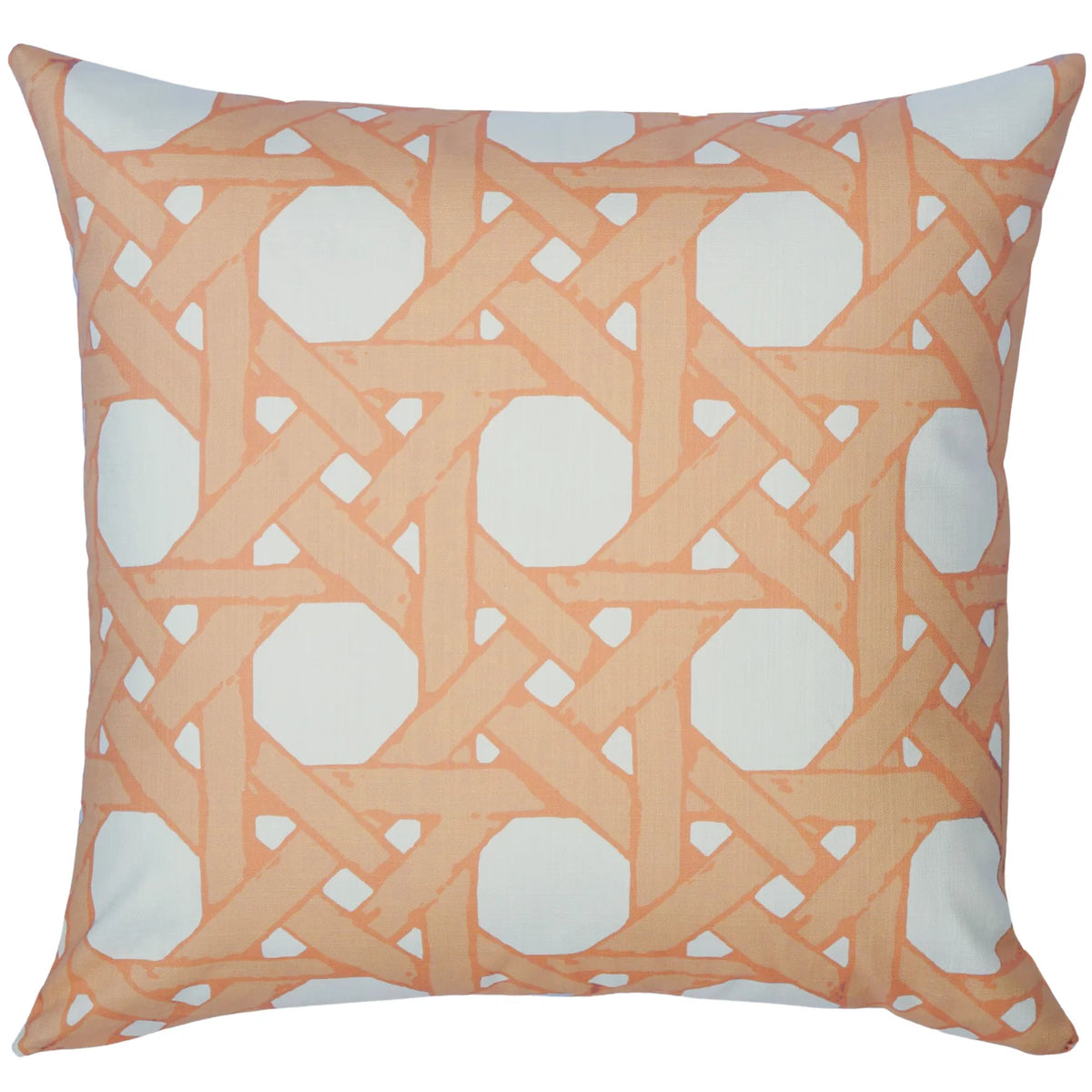 Cane Back Pillow in Sherbet