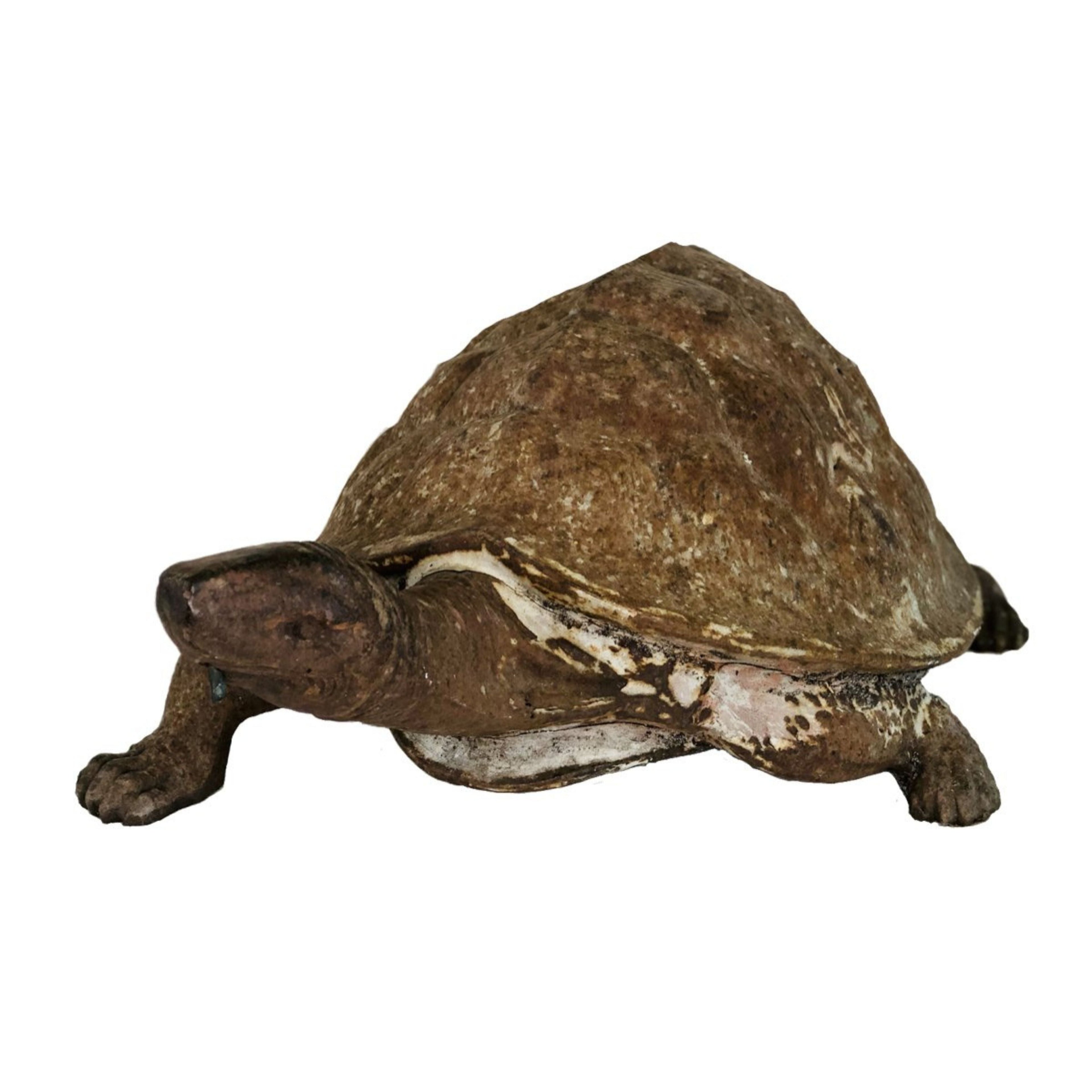 Pair of Cast Iron Turtles C1890 Palm Beach.