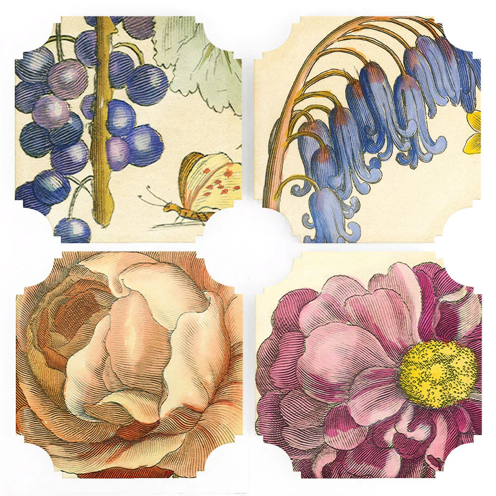 Hollar Floral Acrylic Coasters