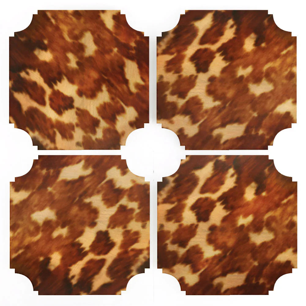 Tortoise Acrylic Coasters