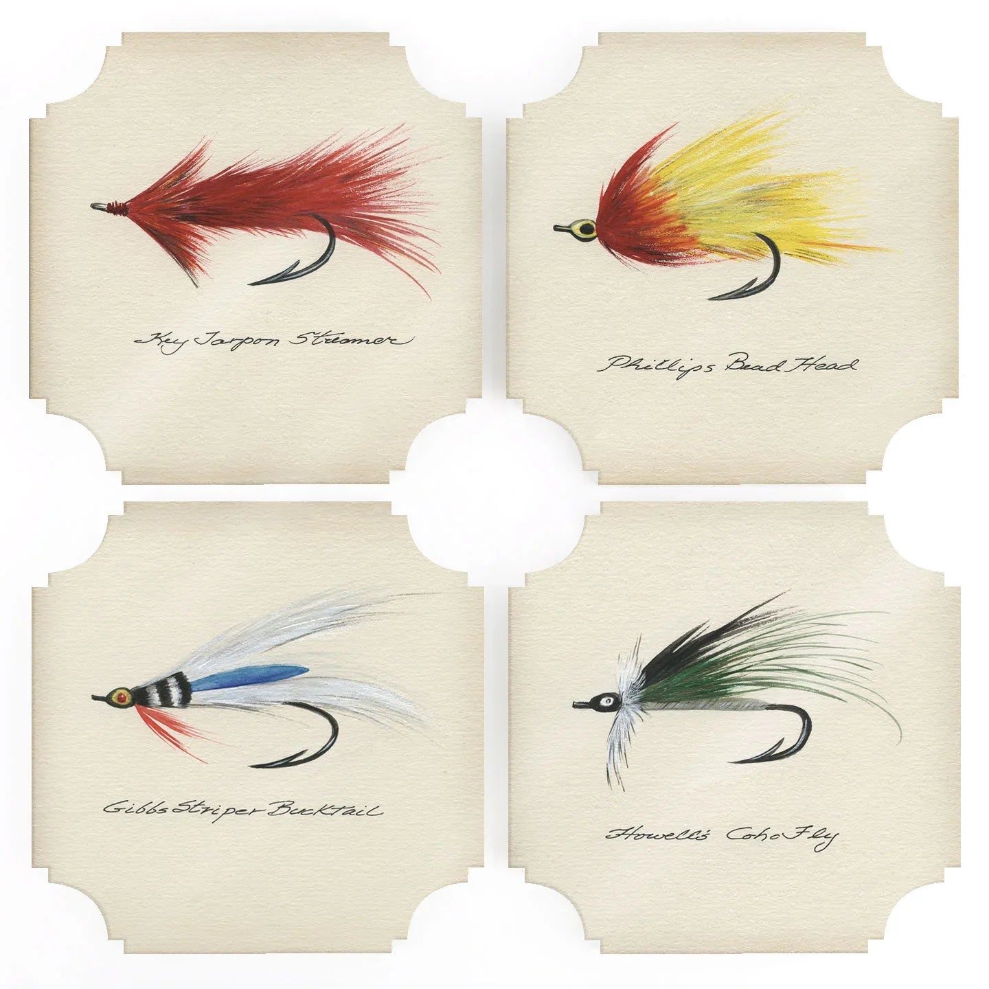 Lure Acrylic Coasters