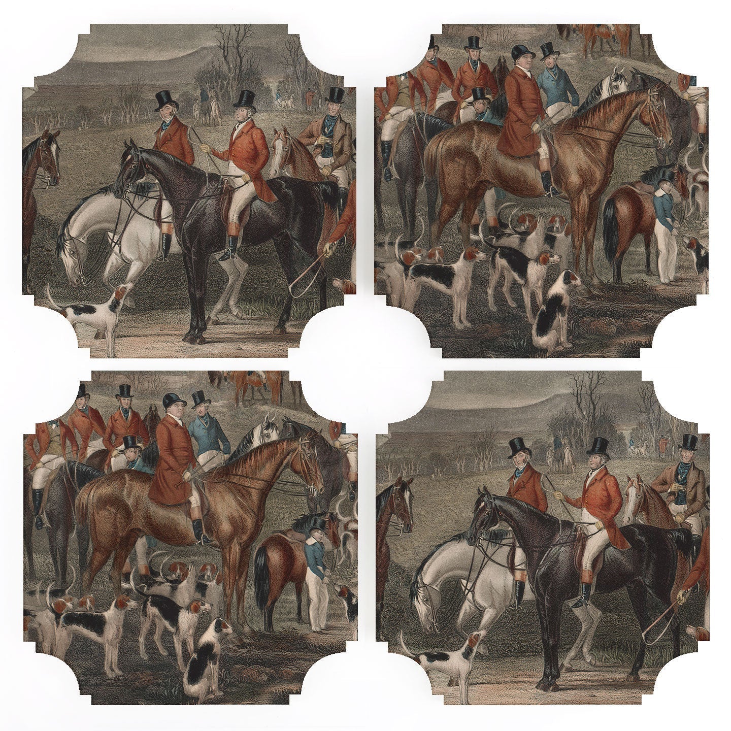 The Otter Hunt Acrylic Coasters