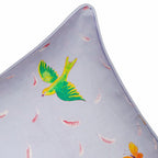 Feathers Pillow in Grey
