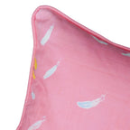 Feathers Pillow in Pink