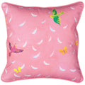 Feathers Pillow in Pink