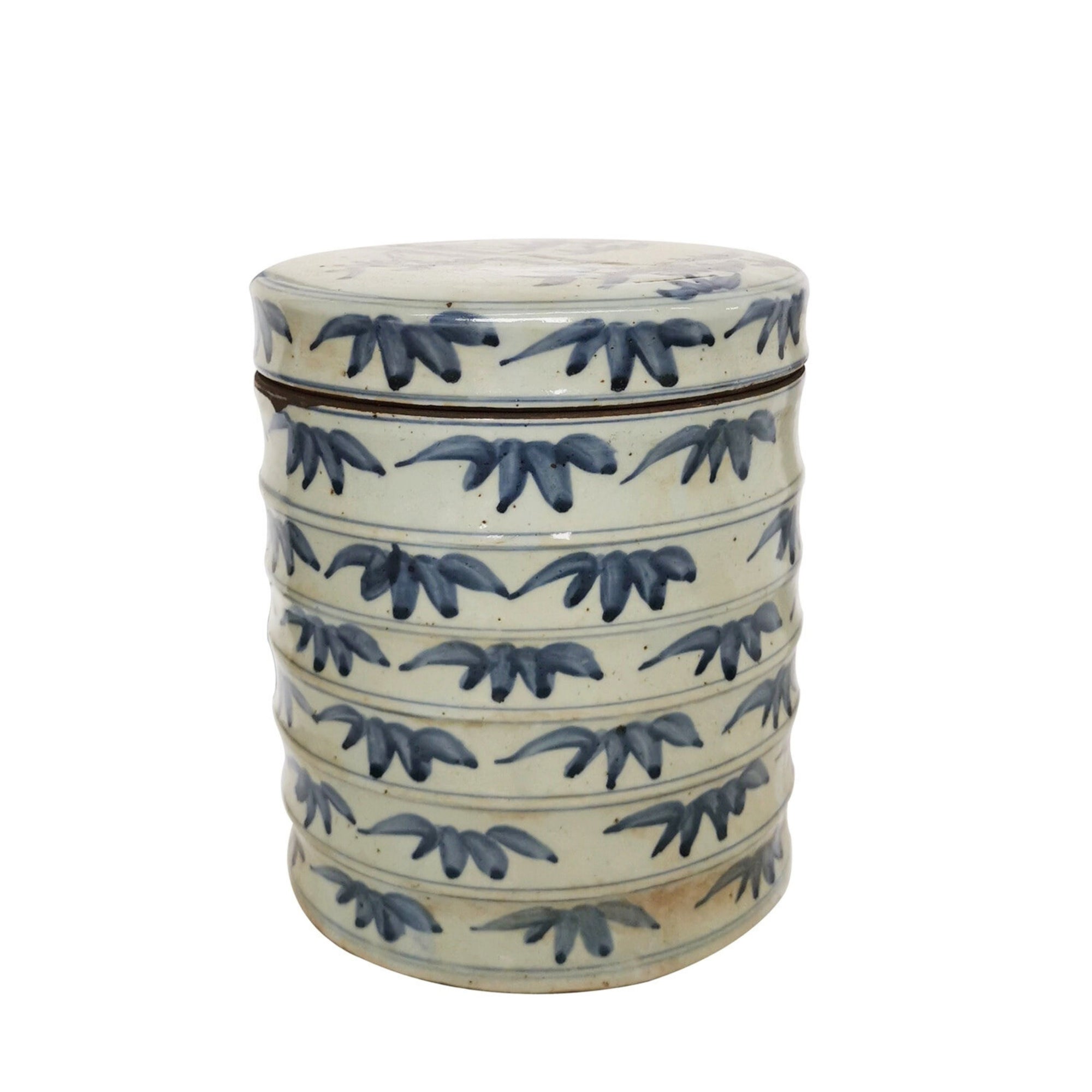 Blue and White Bamboo Dim Sum Box