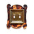 Rococo Double Acrylic & Brass Switch Plates