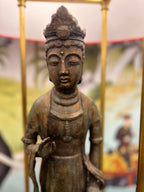 Billy Haines Bronze Asian Figure Lamp c. 1940
