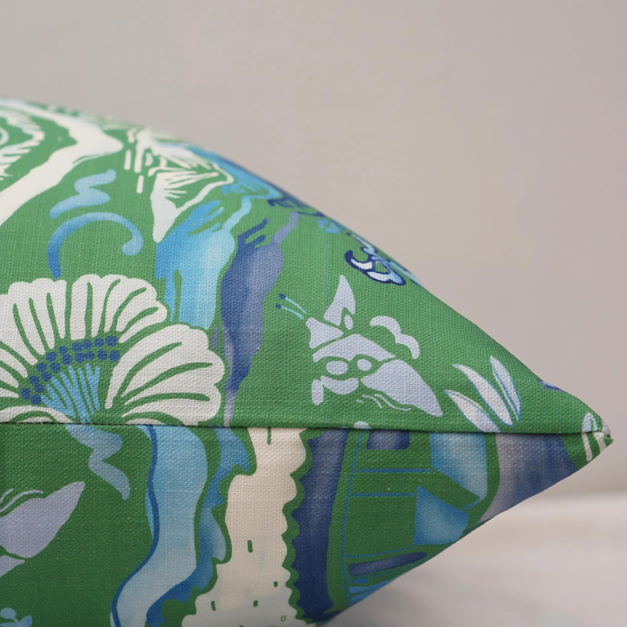 Gardens of Chinoise Pillow in Herbal Green