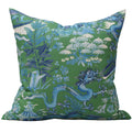 Gardens of Chinoise Pillow in Herbal Green