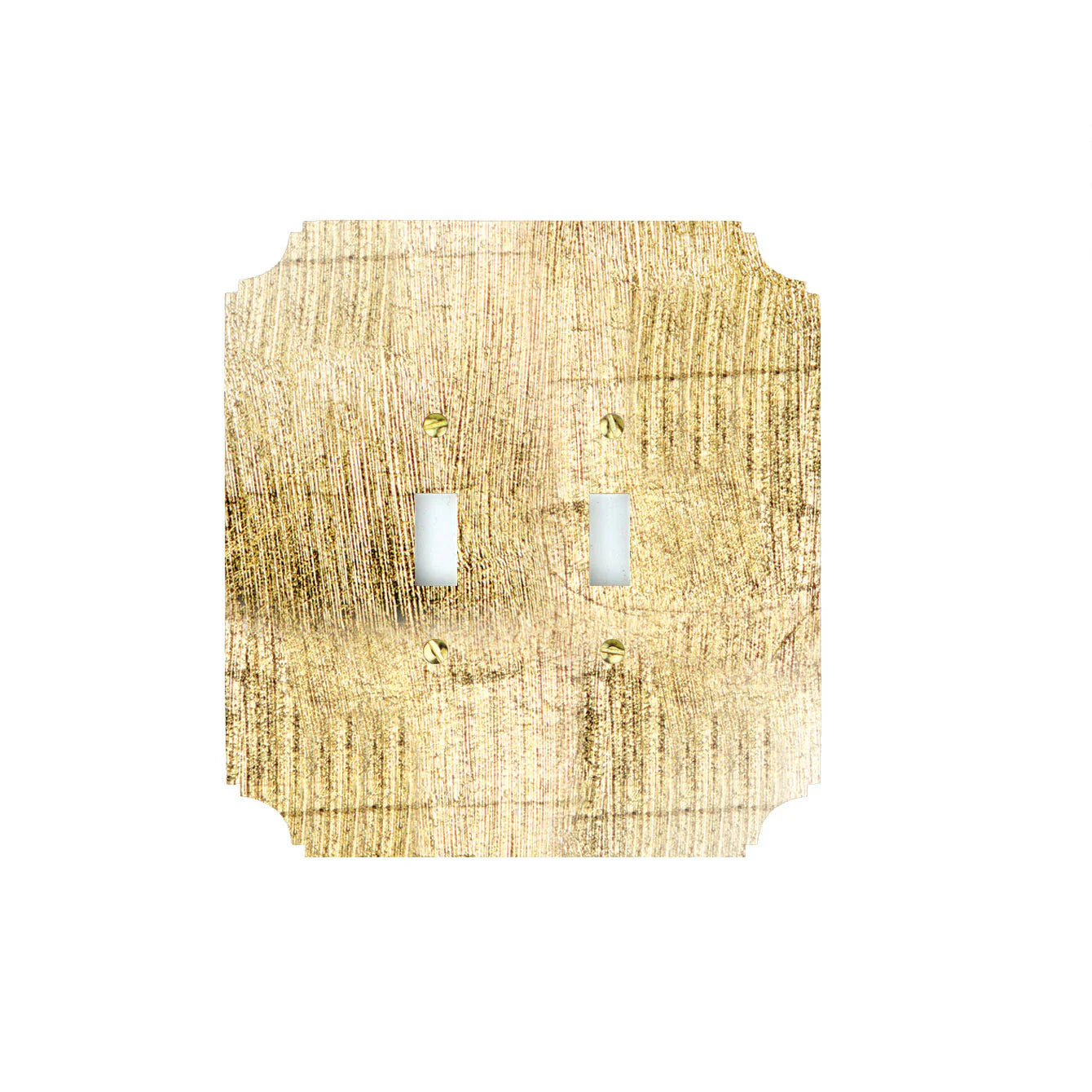 Gold Leafed Acrylic Switch Plate