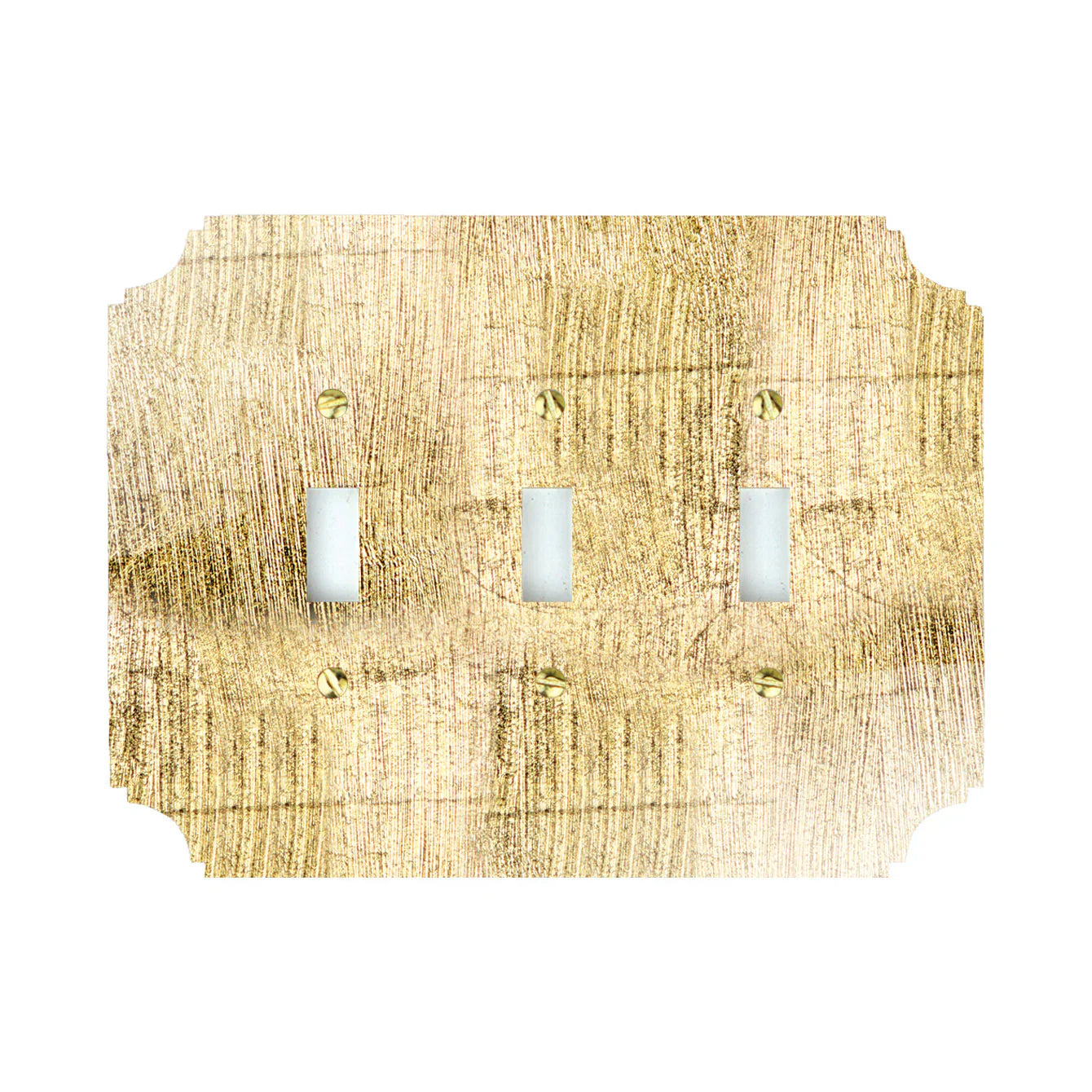 Gold Leafed Acrylic Switch Plate