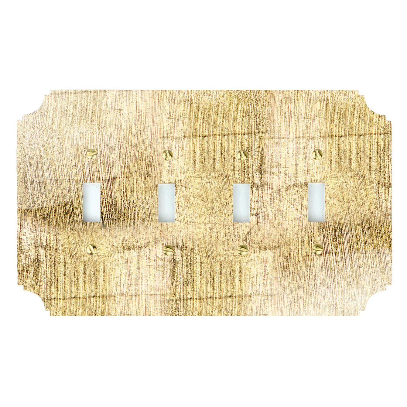 Gold Leafed Acrylic Switch Plate