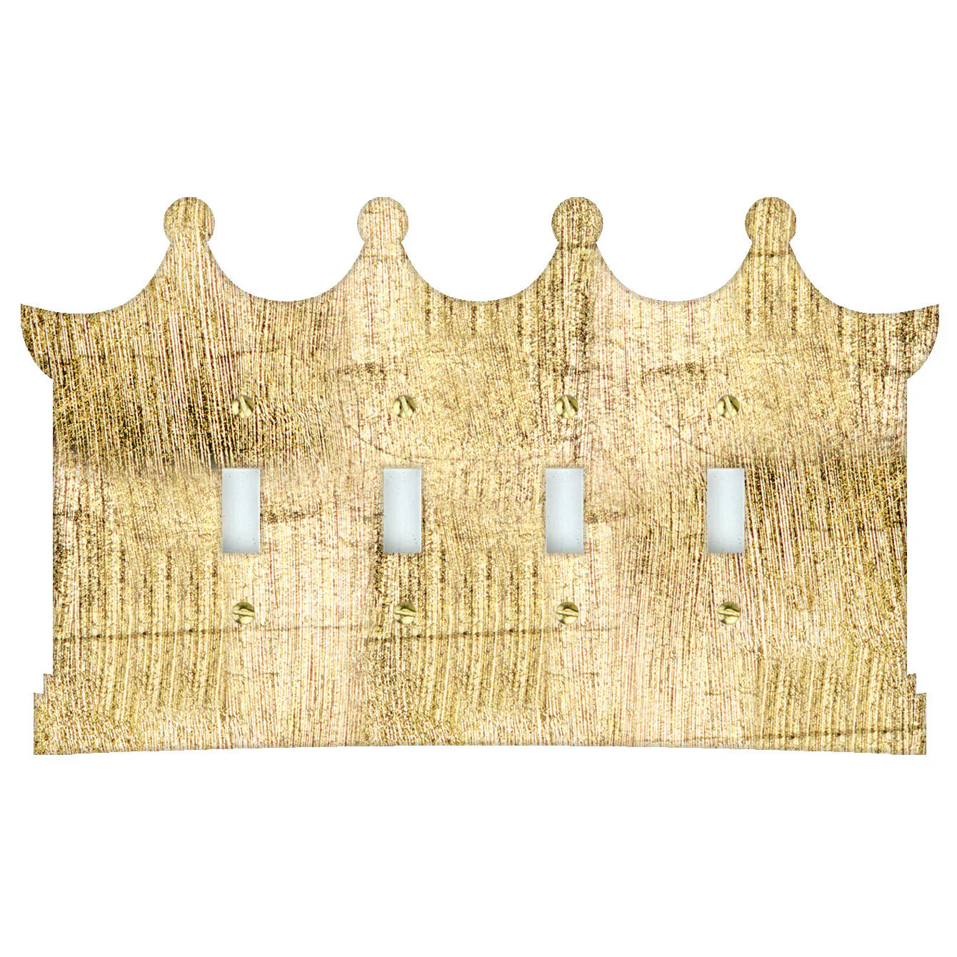 Reverse Gold Pagoda Acrylic Switch Plates