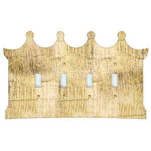 Reverse Gold Pagoda Acrylic Switch Plates