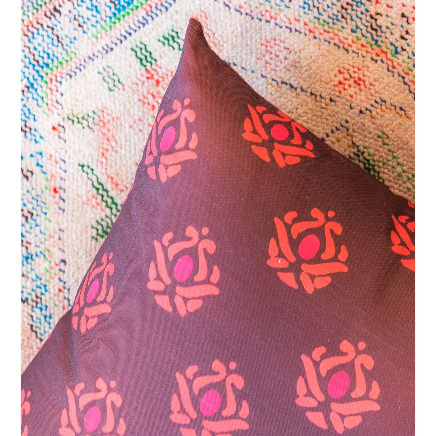 Harper Pillow in Maroon