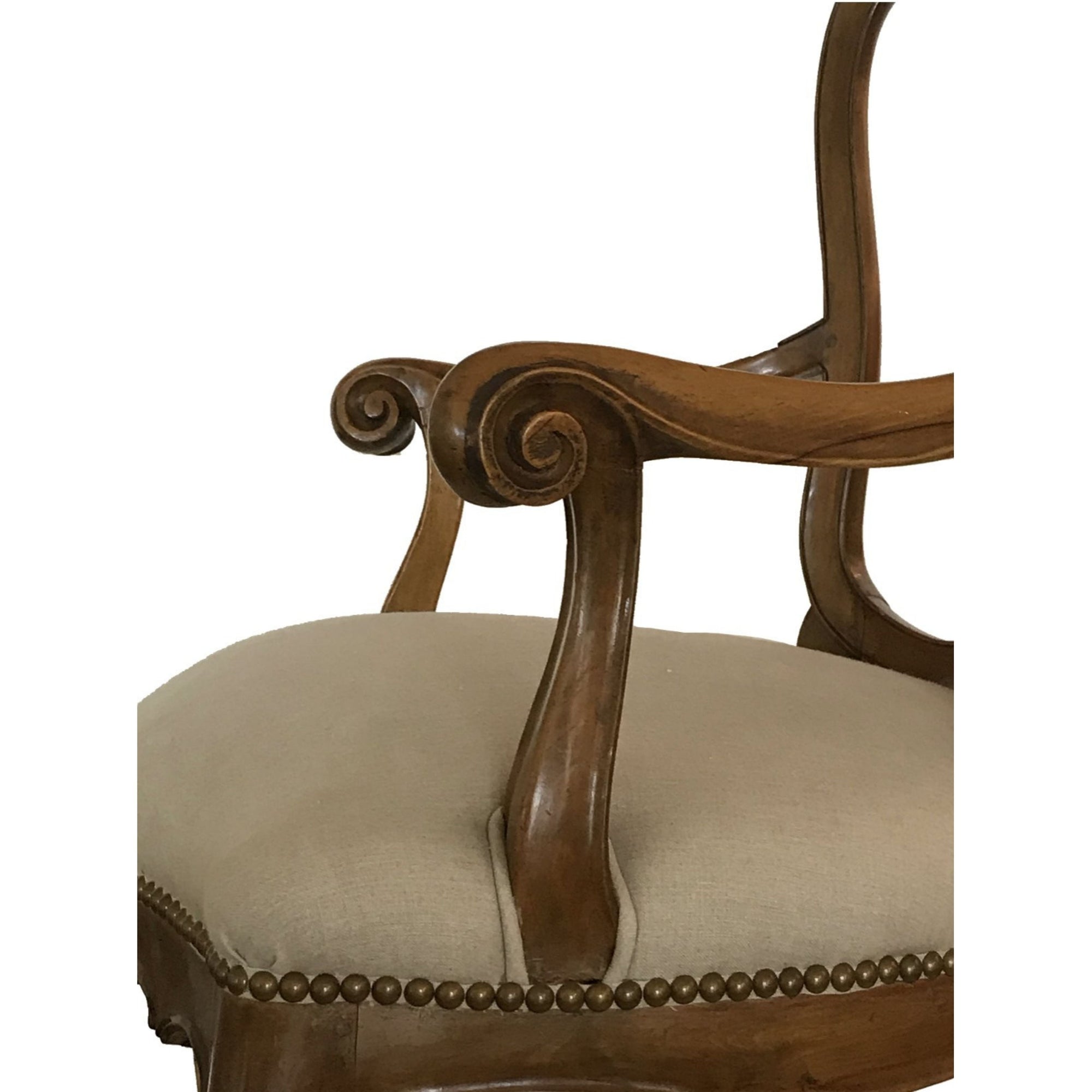 Pair of 19th Century Italian Hand Carved Chairs