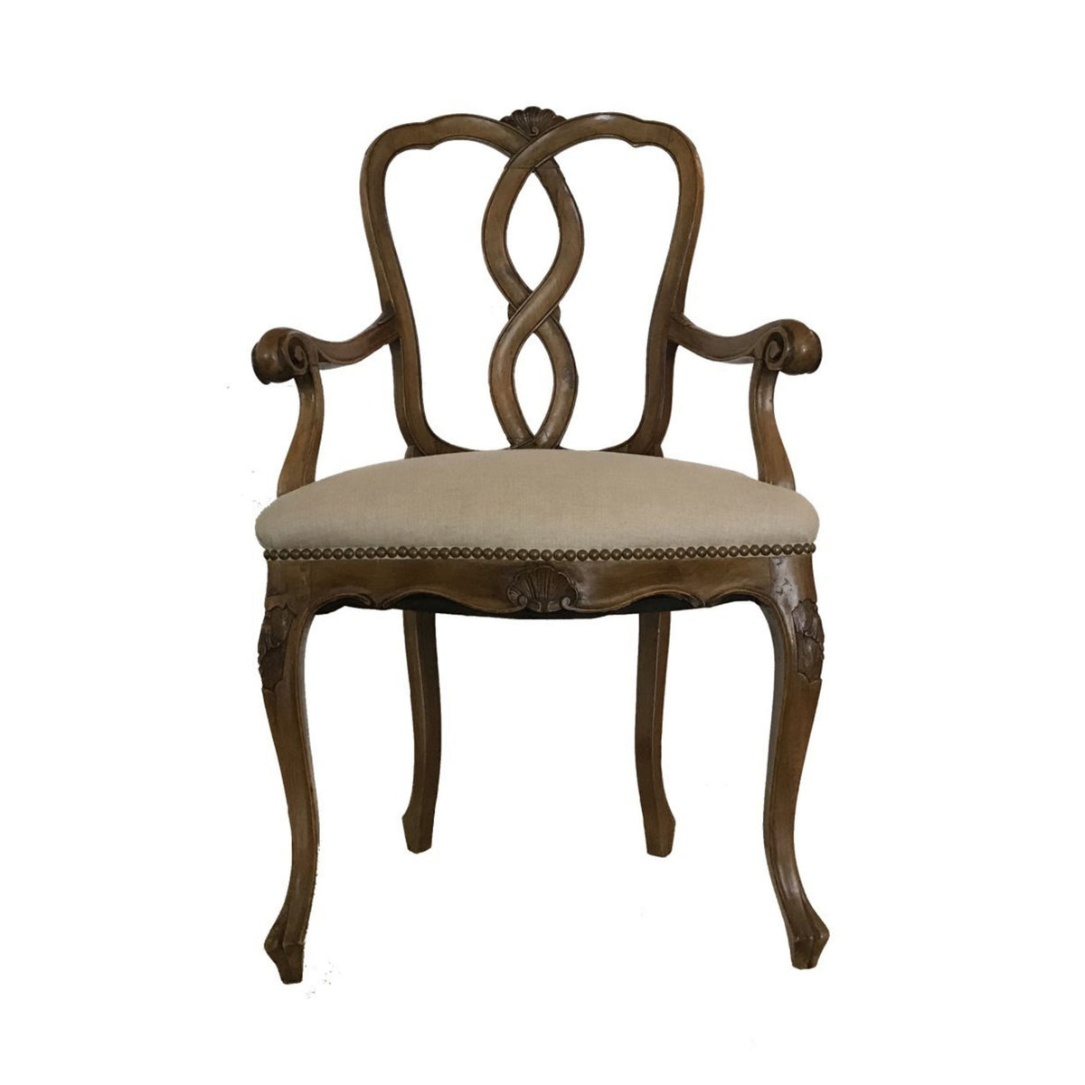 Pair of 19th Century Italian Hand Carved Chairs