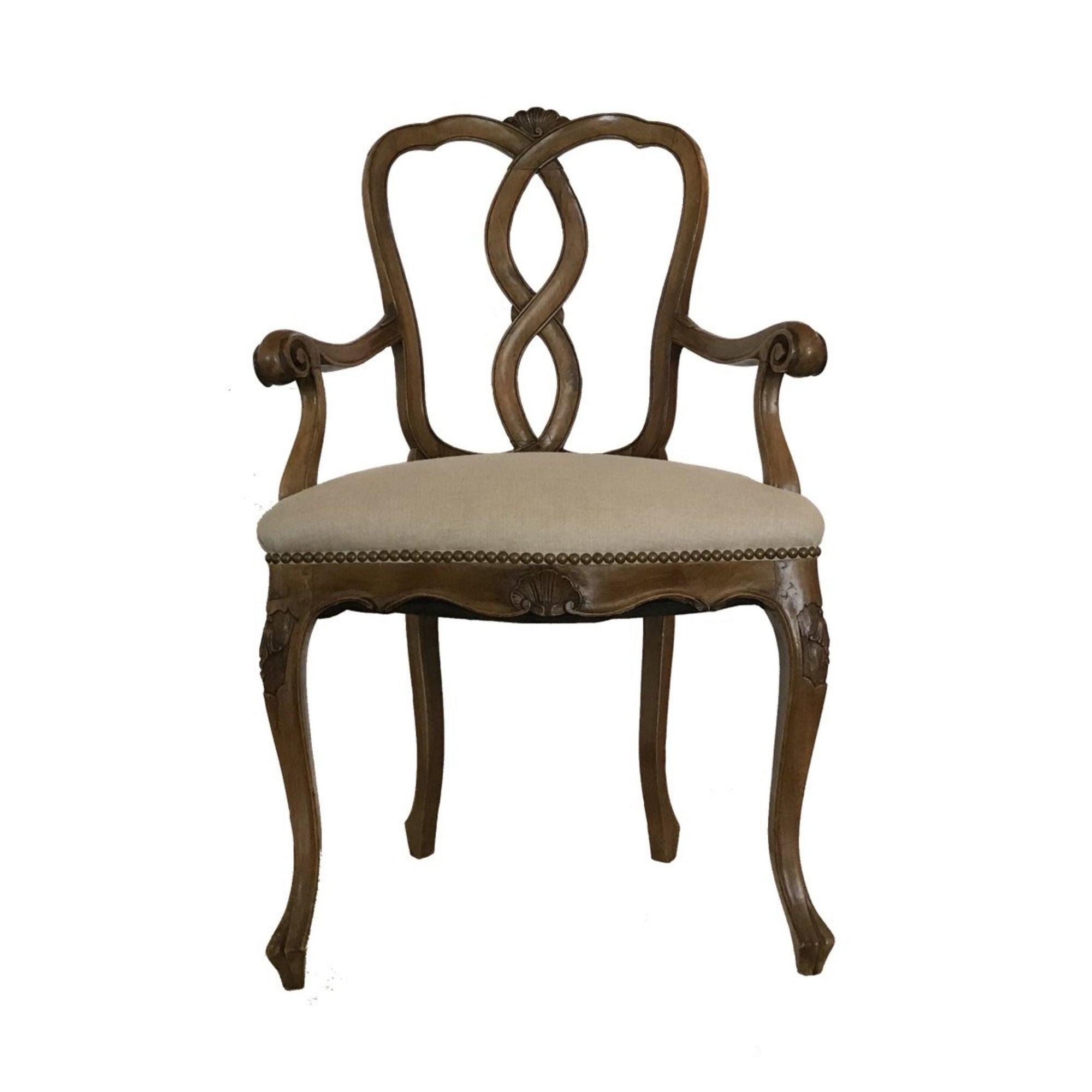 Pair of 19th Century Italian Hand Carved Chairs