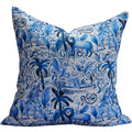 Journey in the Jungle in Blue Mono