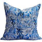 Journey in the Jungle in Blue Mono