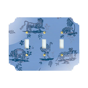 Blue LaToile Acrylic Switch Plates
