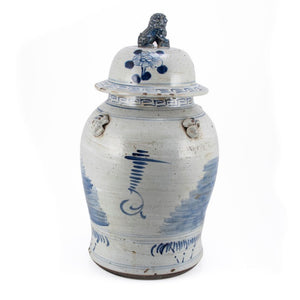 Large Temple Jar with Four Season Plants