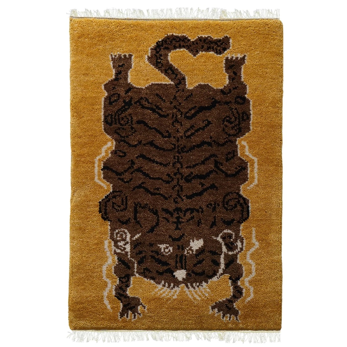 Le Tibetan Rug in Gold