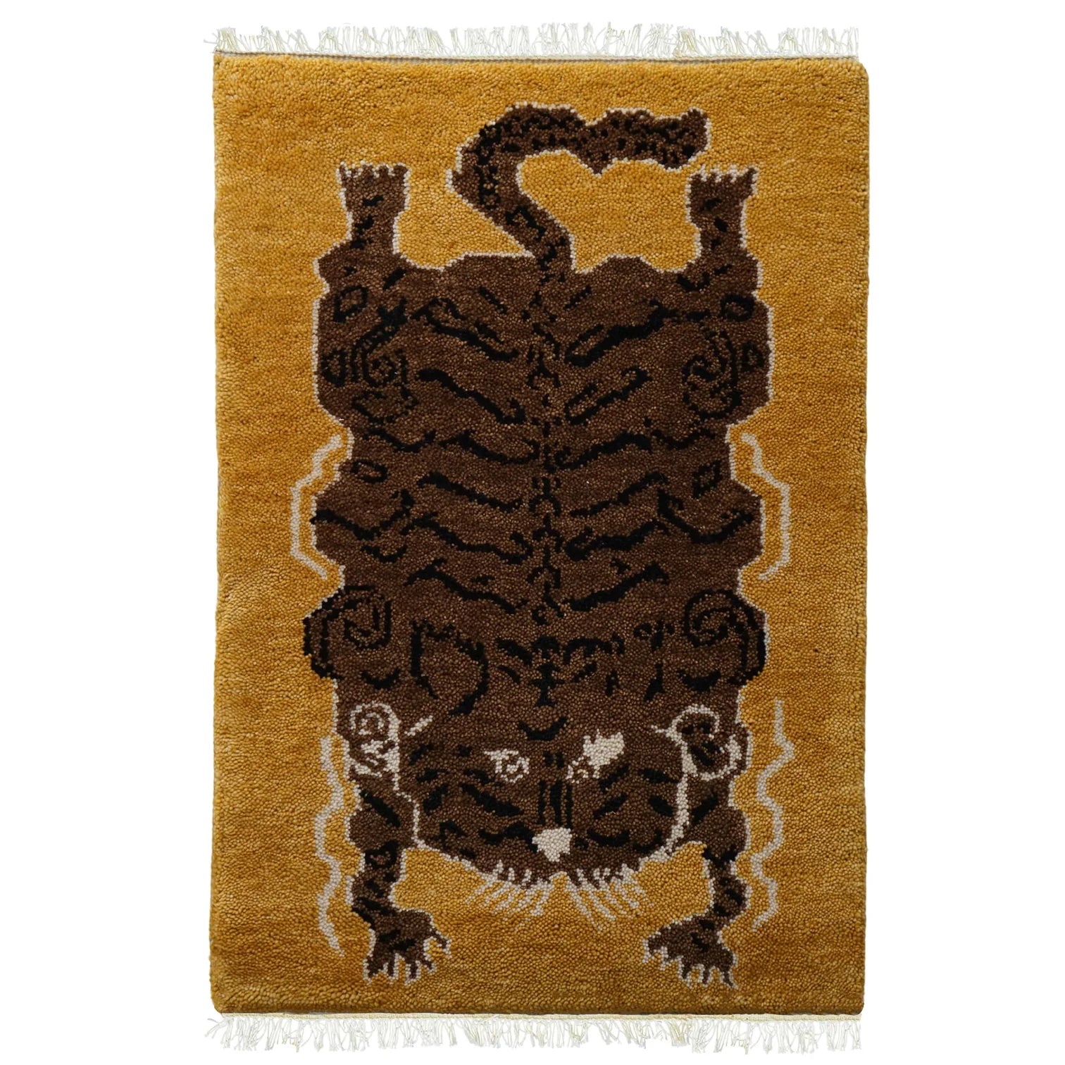Le Tibetan Rug in Gold