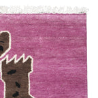 Le Tibetan Rug in Fuchsia