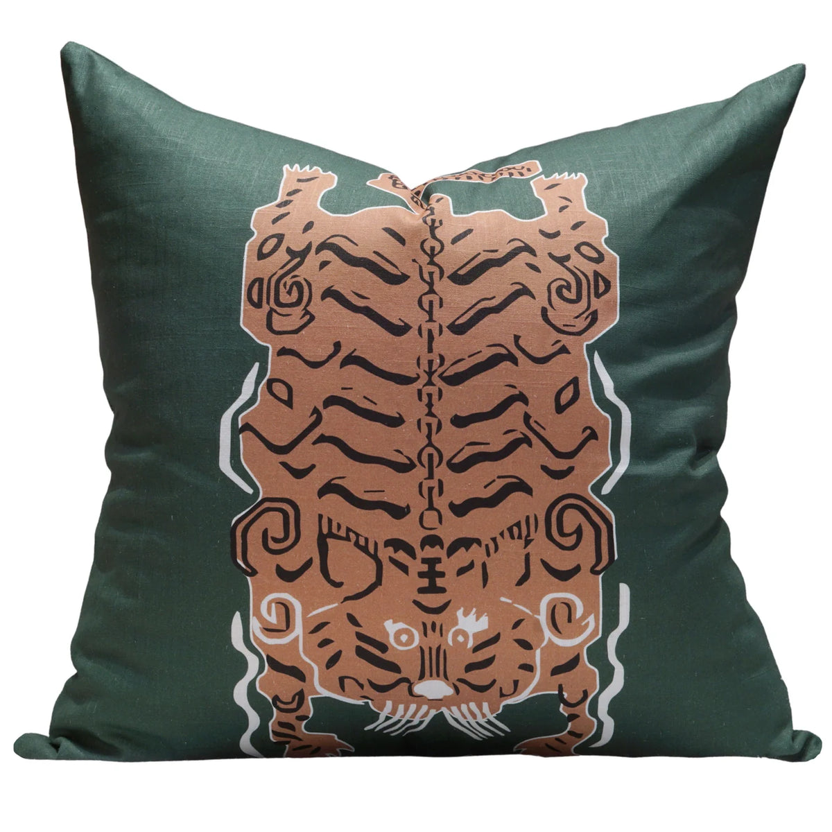 Le Tibetan en Solo Pillow in Green