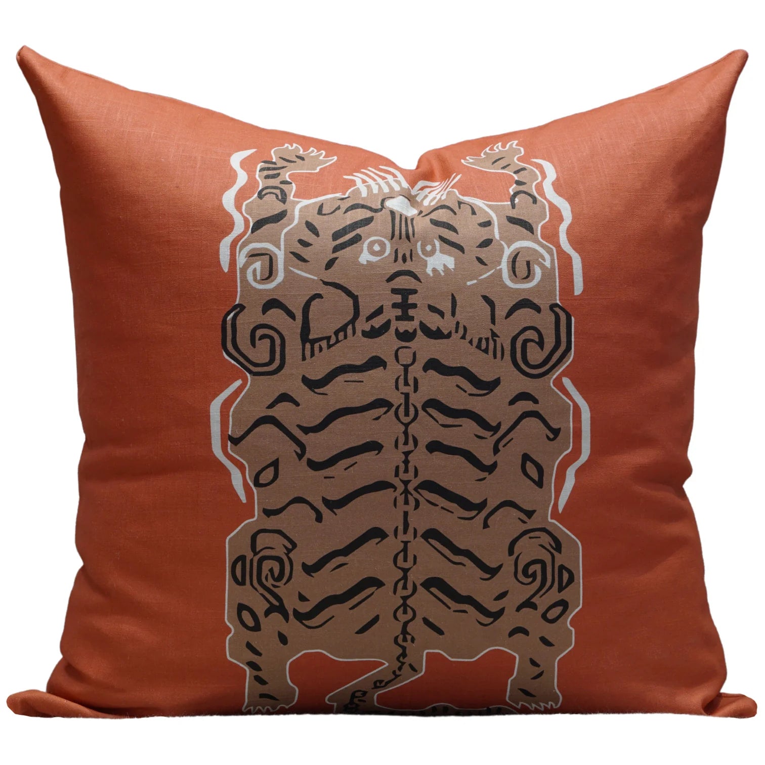 Le Tibetan en Solo Pillow in Rust