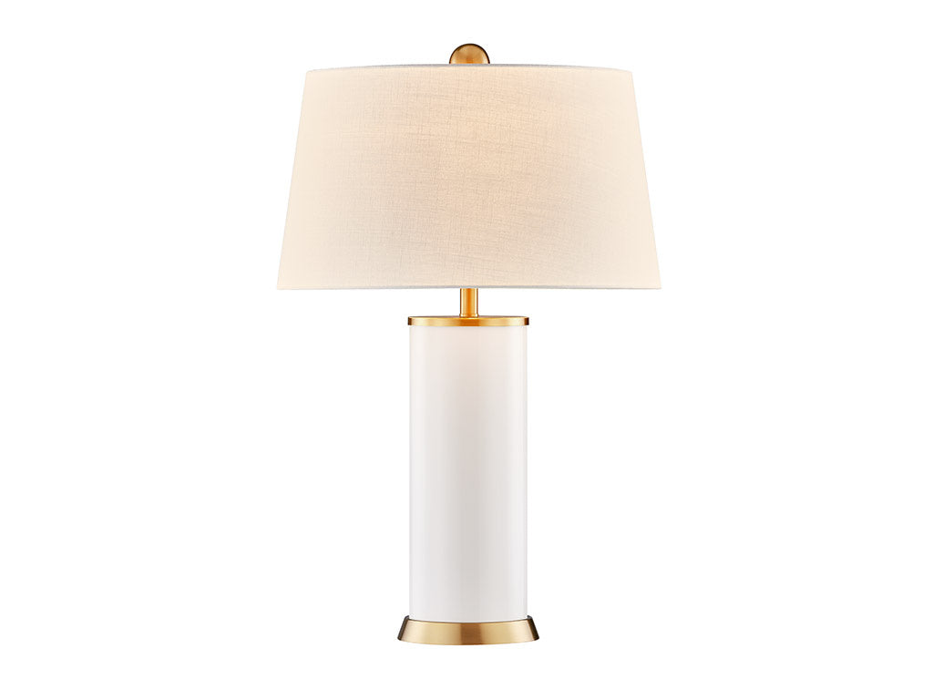 Melissa Table Lamp in Blanc De Blanc