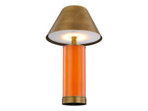 Molly Rechargeable Table Lamp in Exuberance Orange