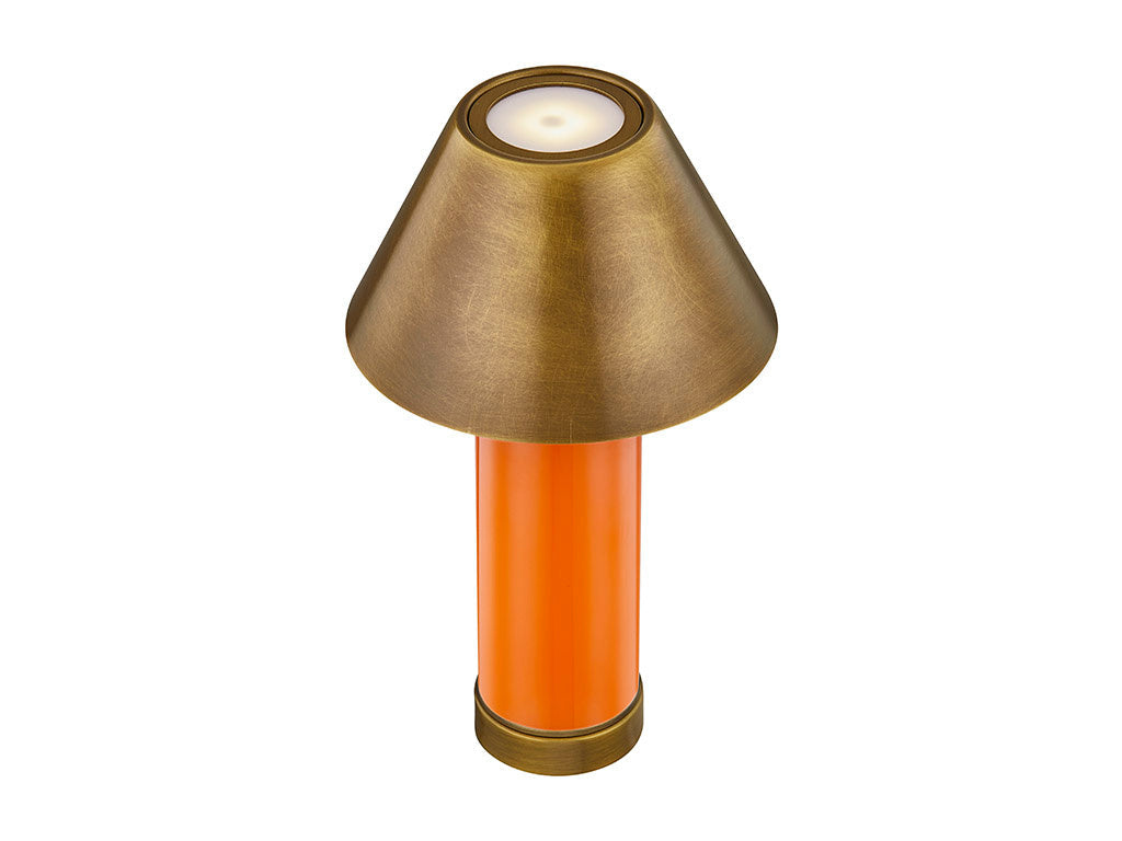 Molly Rechargeable Table Lamp in Exuberance Orange