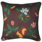 Magnolias Pillow in Copper